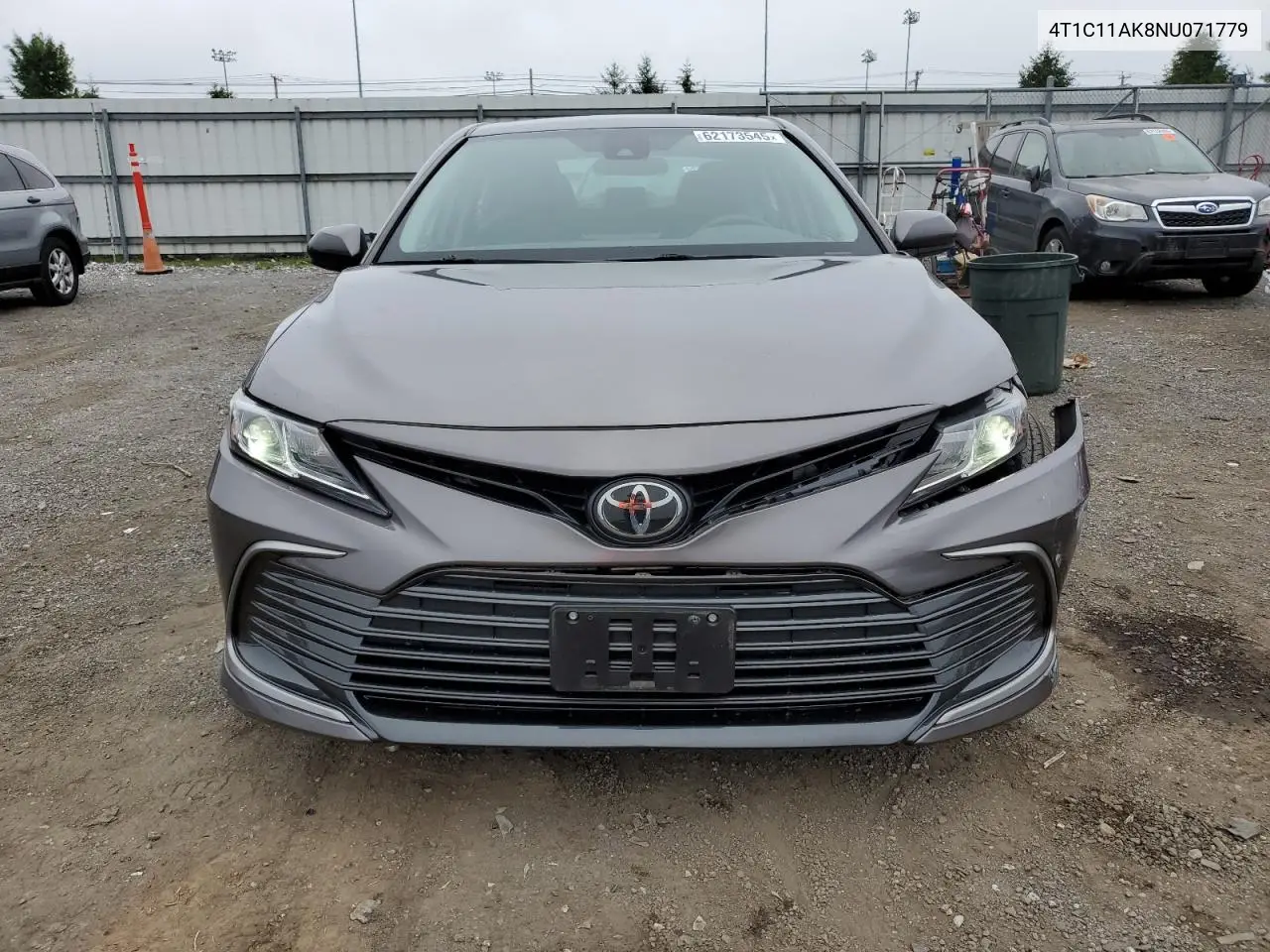 2022 Toyota Camry Le VIN: 4T1C11AK8NU071779 Lot: 62173545