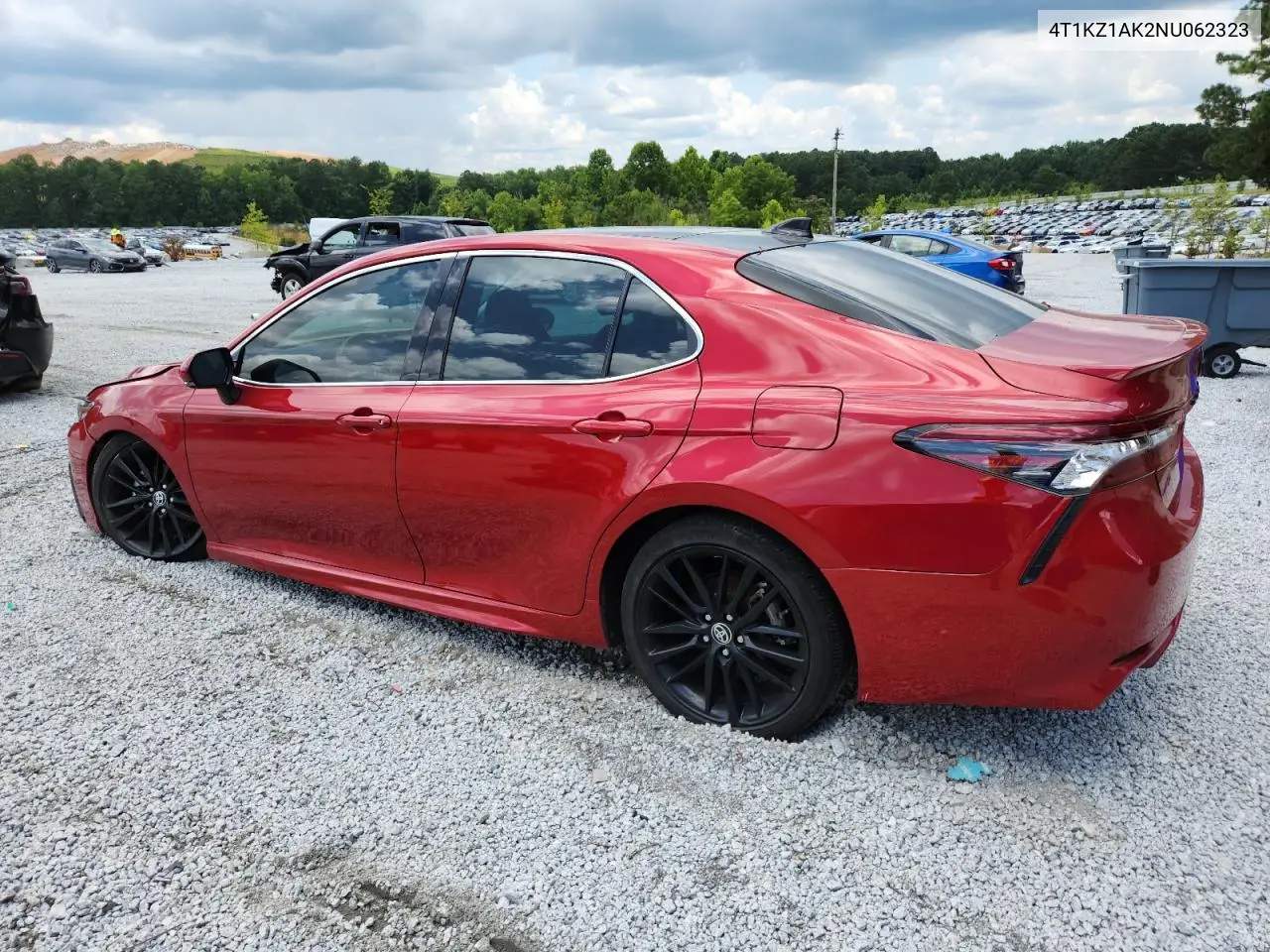 2022 Toyota Camry Trd VIN: 4T1KZ1AK2NU062323 Lot: 62964805