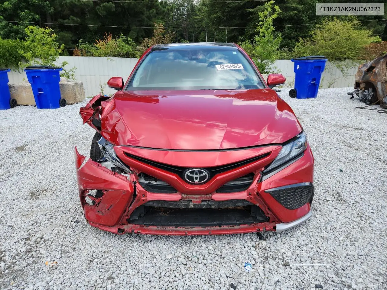 2022 Toyota Camry Trd VIN: 4T1KZ1AK2NU062323 Lot: 62964805