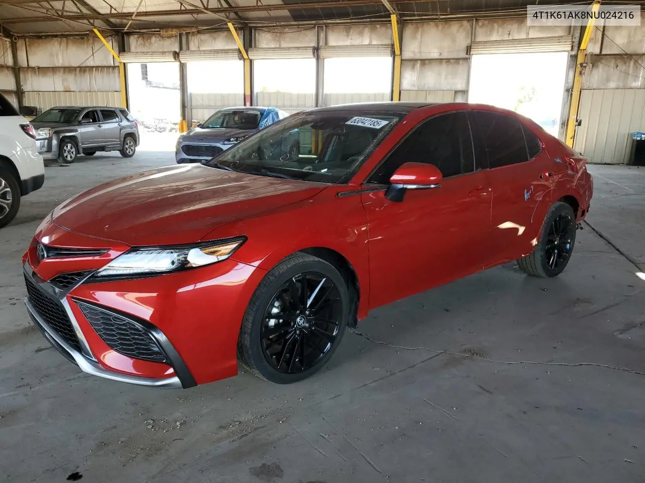 2022 Toyota Camry Xse VIN: 4T1K61AK8NU024216 Lot: 63042185