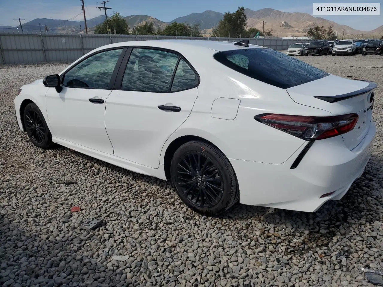 2022 Toyota Camry Se VIN: 4T1G11AK6NU034876 Lot: 66365844