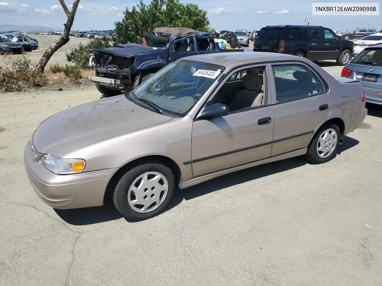 1998 Toyota Corolla Ve VIN: 1NXBR12E6WZ090958 Lot: 56405405