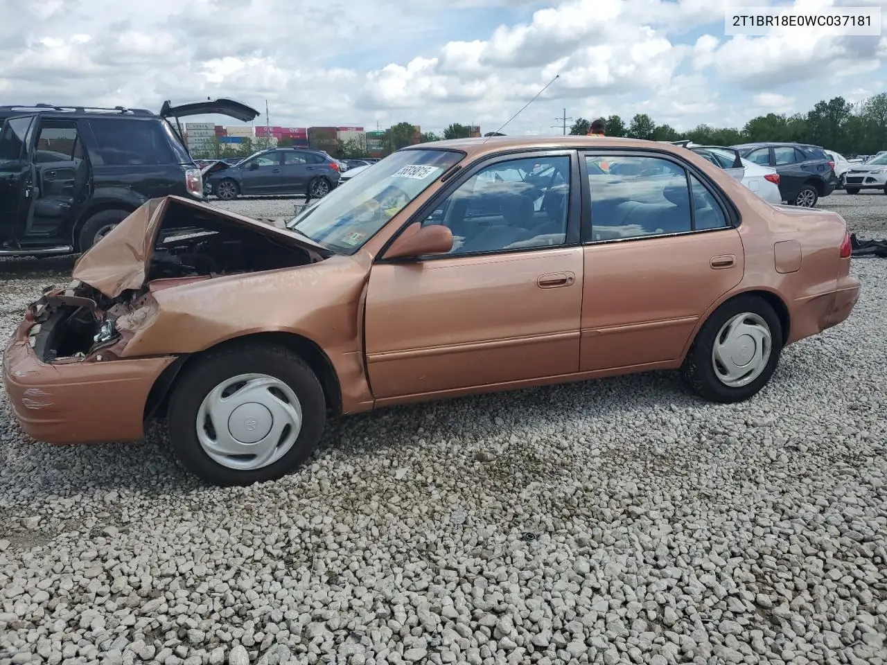 1998 Toyota Corolla Ve VIN: 2T1BR18E0WC037181 Lot: 56819815