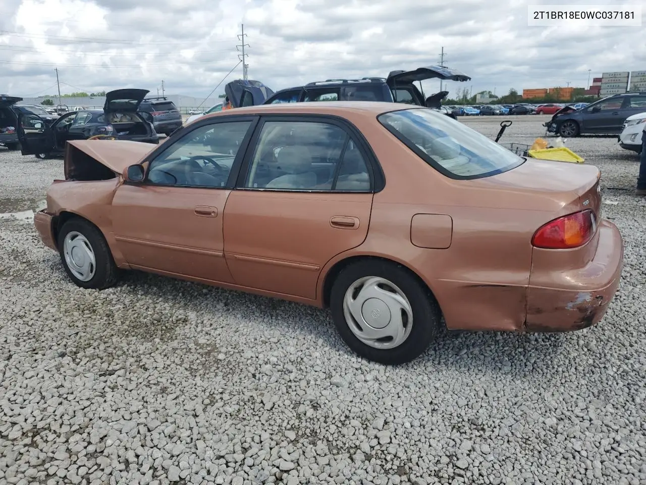 1998 Toyota Corolla Ve VIN: 2T1BR18E0WC037181 Lot: 56819815