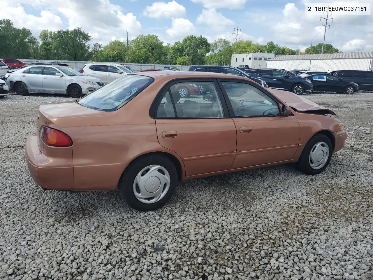 1998 Toyota Corolla Ve VIN: 2T1BR18E0WC037181 Lot: 56819815
