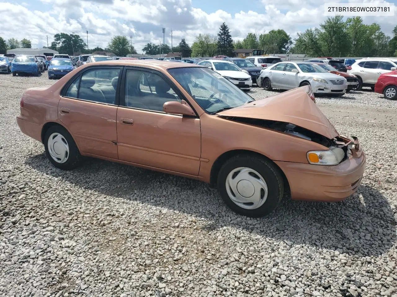 1998 Toyota Corolla Ve VIN: 2T1BR18E0WC037181 Lot: 56819815