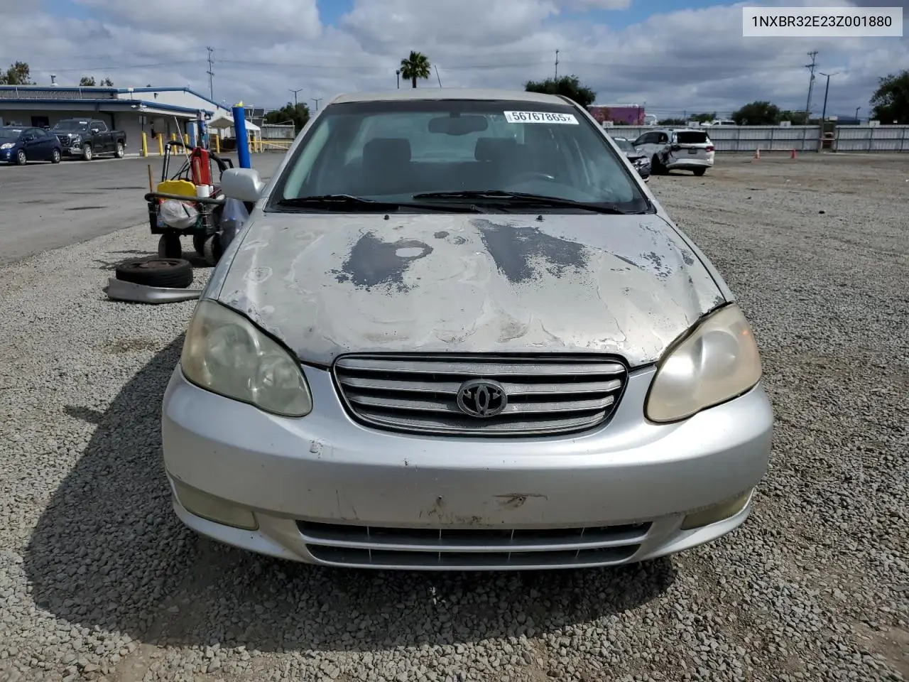 2003 Toyota Corolla Ce VIN: 1NXBR32E23Z001880 Lot: 56767865