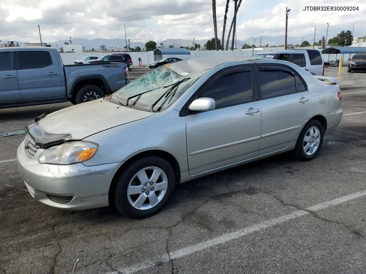 2003 Toyota Corolla Ce VIN: JTDBR32E830009204 Lot: 56993855