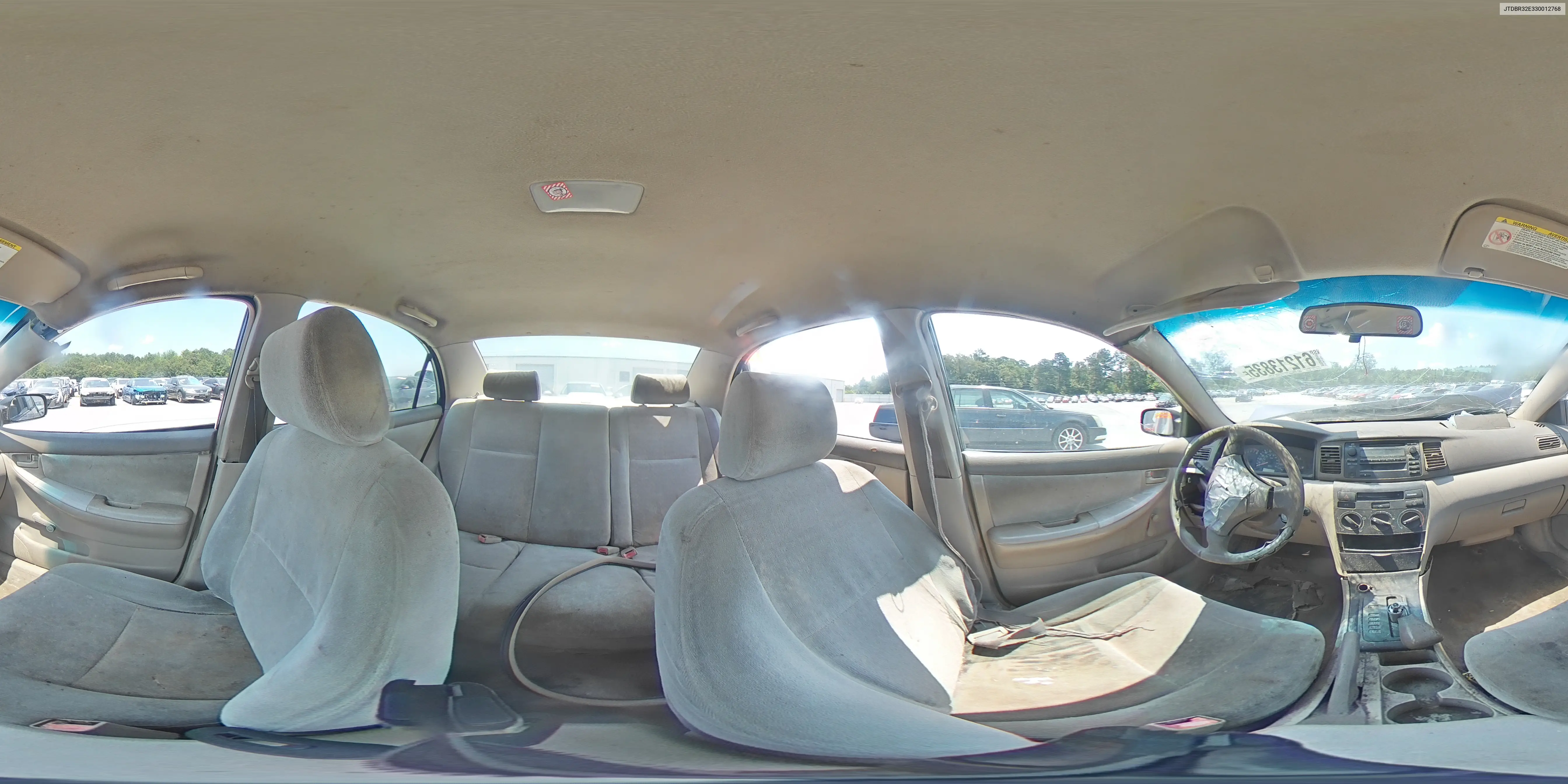 2003 Toyota Corolla Ce VIN: JTDBR32E330012768 Lot: 61213835