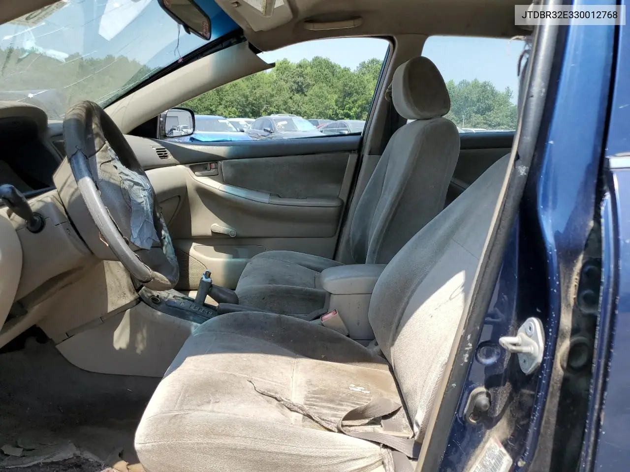 2003 Toyota Corolla Ce VIN: JTDBR32E330012768 Lot: 61213835