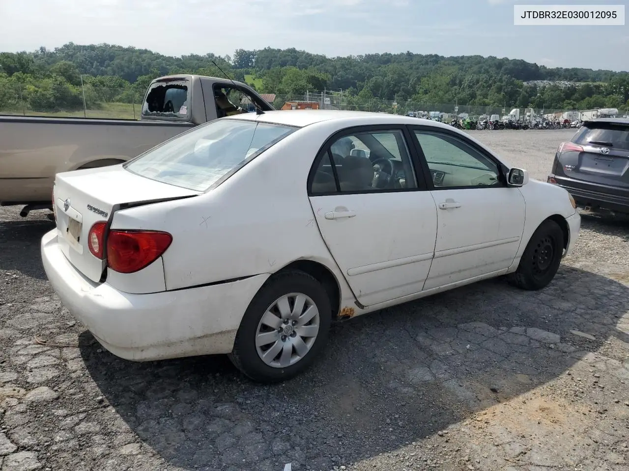 2003 Toyota Corolla Ce VIN: JTDBR32E030012095 Lot: 61901855