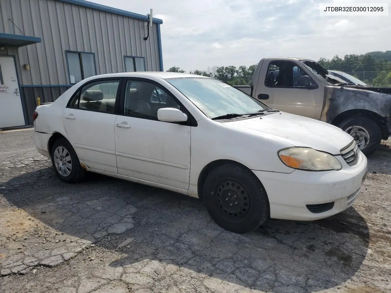 2003 Toyota Corolla Ce VIN: JTDBR32E030012095 Lot: 61901855