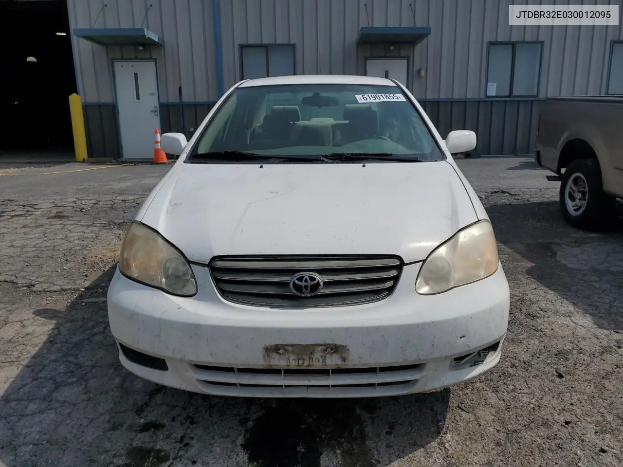 2003 Toyota Corolla Ce VIN: JTDBR32E030012095 Lot: 61901855
