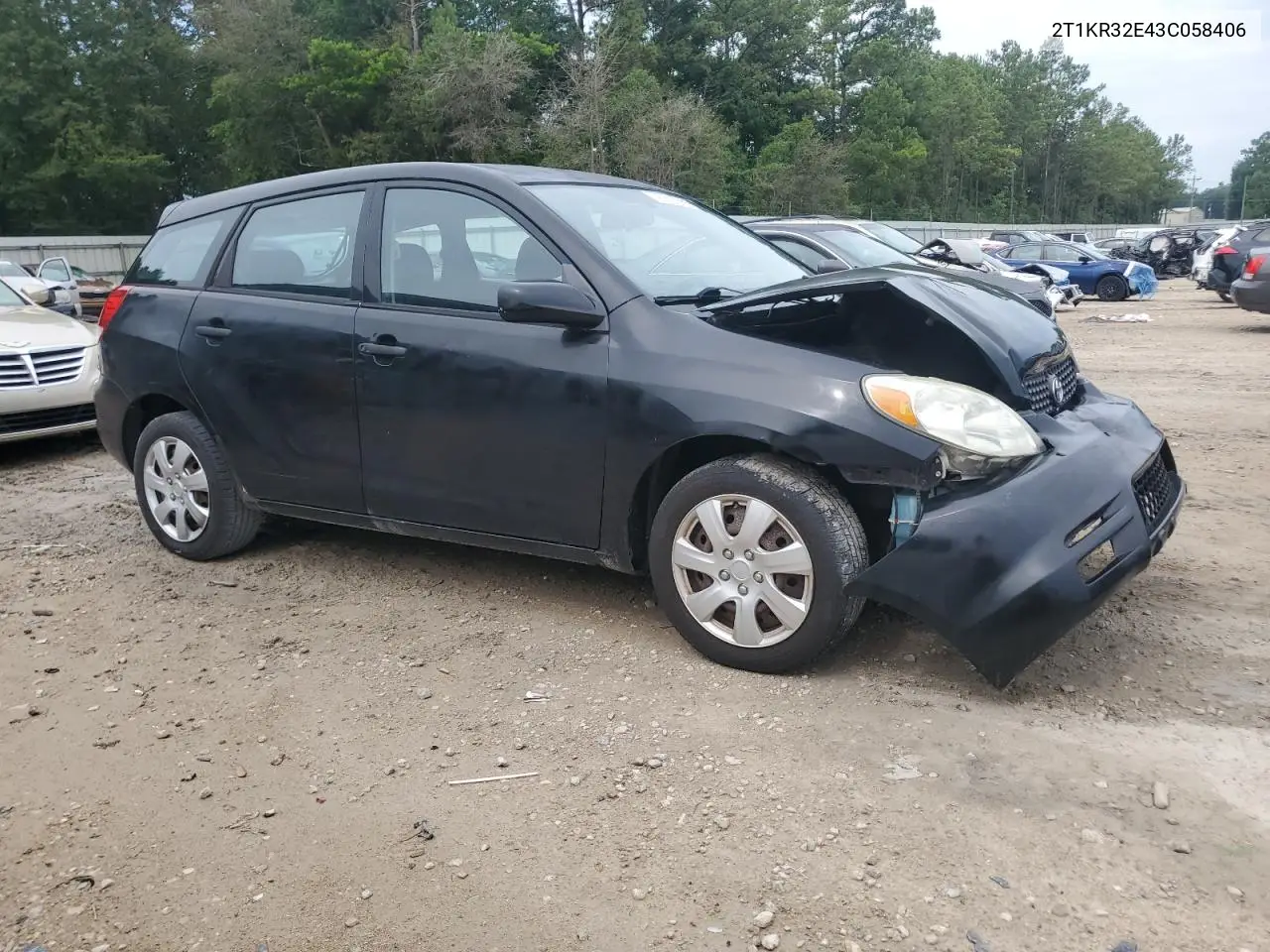 2003 Toyota Corolla Matrix Xr VIN: 2T1KR32E43C058406 Lot: 62127765