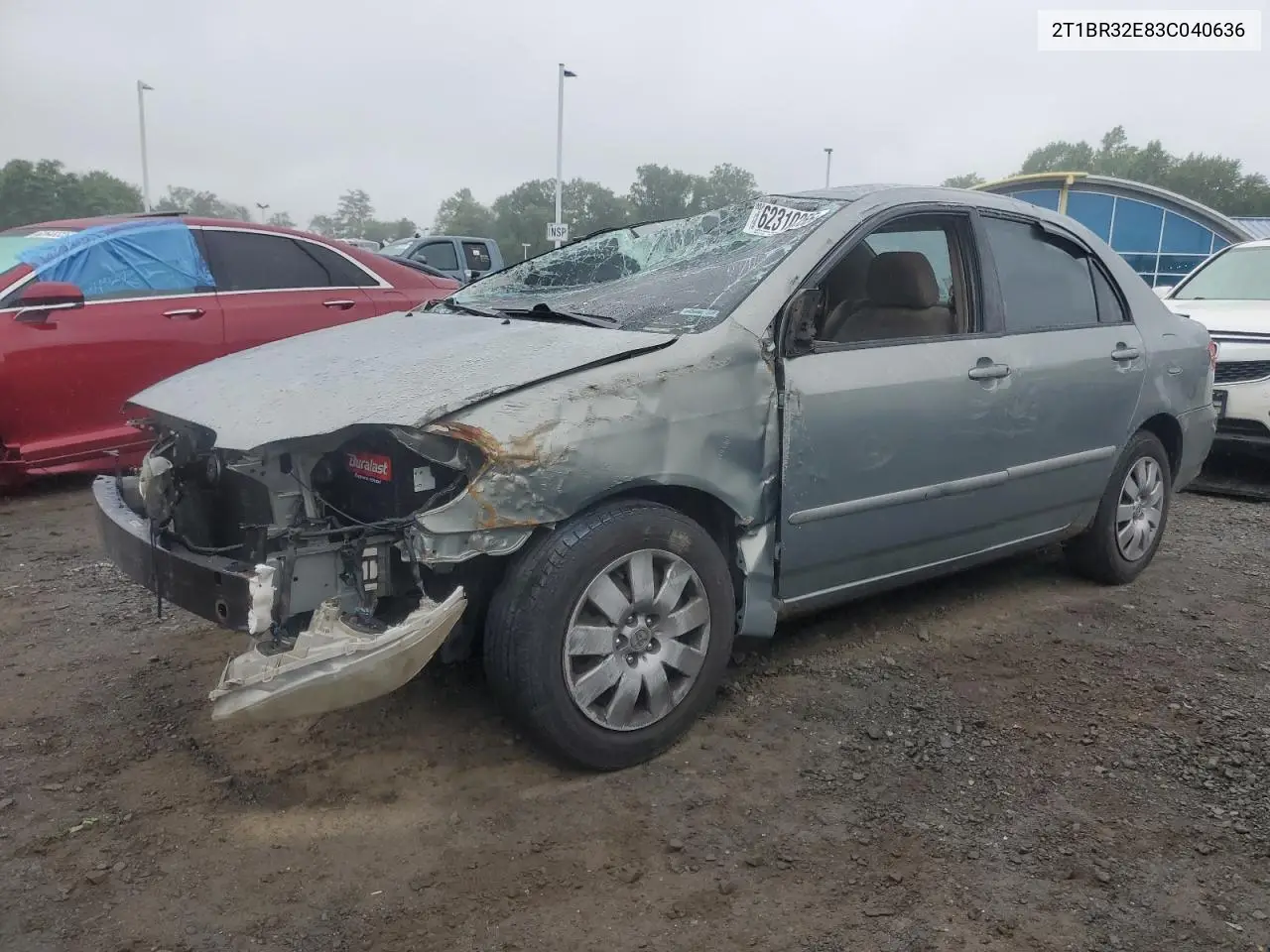 2003 Toyota Corolla Ce VIN: 2T1BR32E83C040636 Lot: 62310255