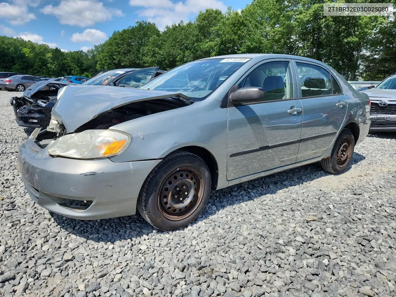 2003 Toyota Corolla Ce VIN: 2T1BR32E03C025080 Lot: 62733265