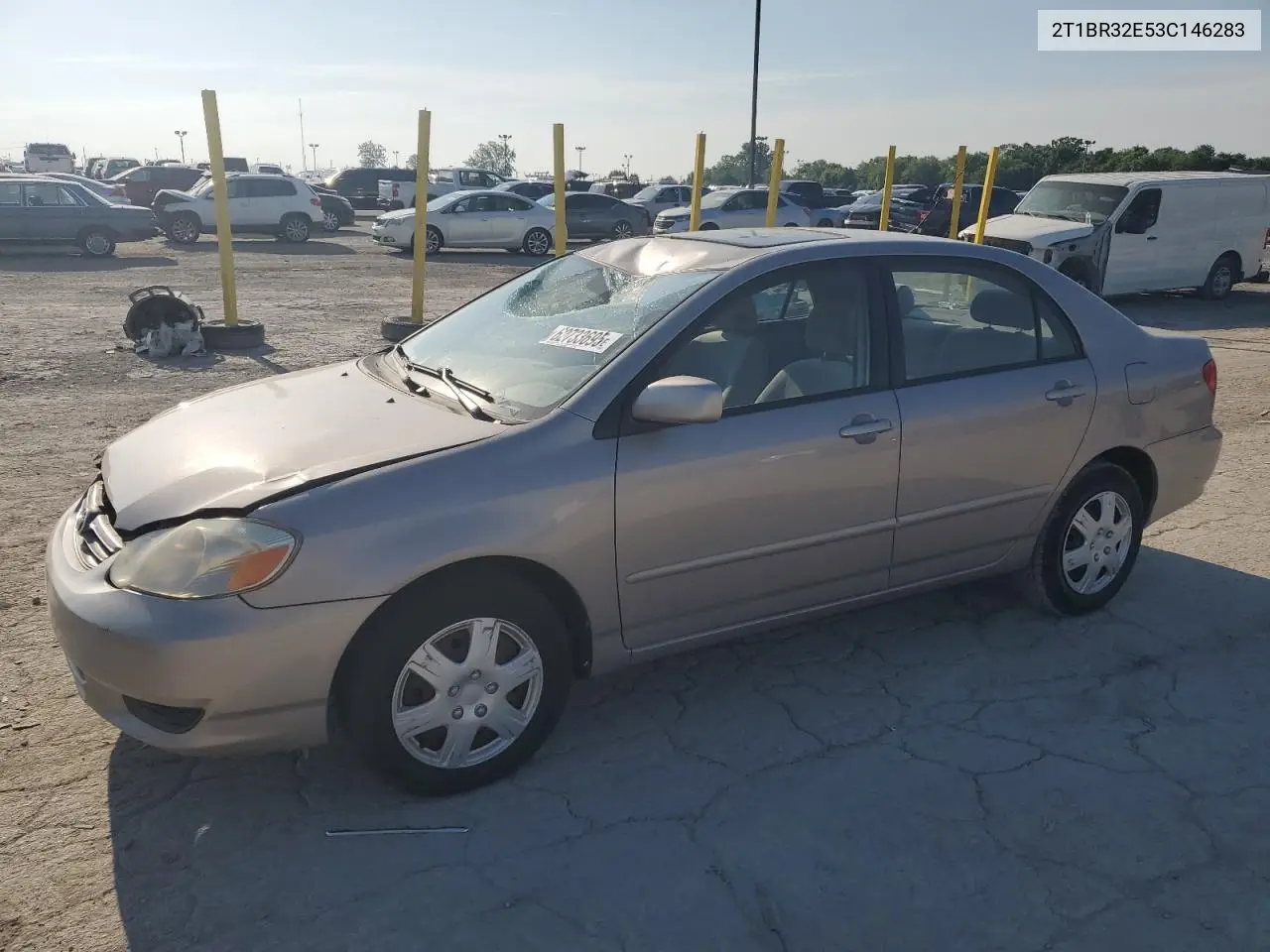 2003 Toyota Corolla Ce VIN: 2T1BR32E53C146283 Lot: 62733695