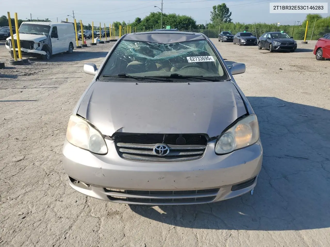 2003 Toyota Corolla Ce VIN: 2T1BR32E53C146283 Lot: 62733695