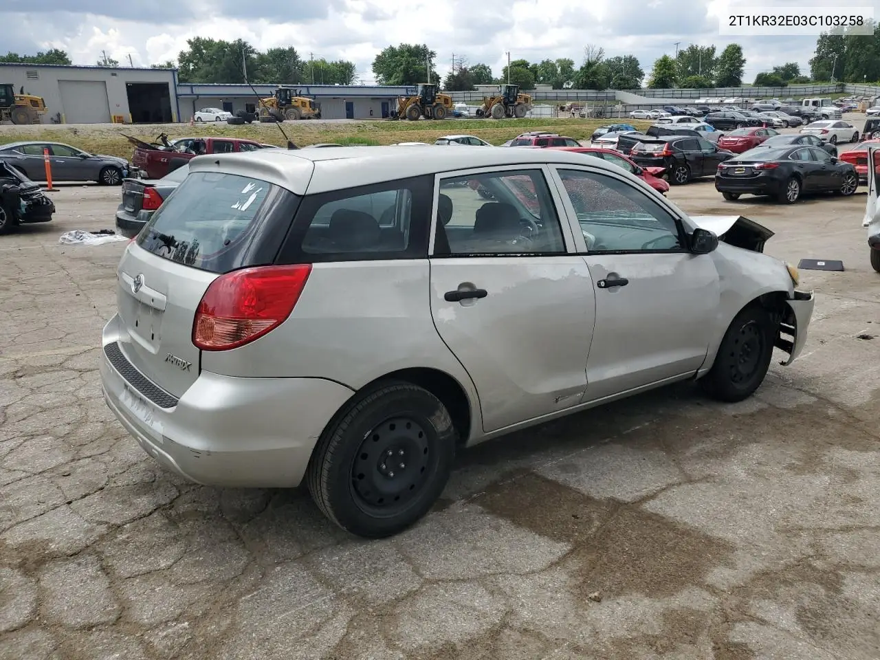 2003 Toyota Corolla Matrix Xr VIN: 2T1KR32E03C103258 Lot: 62735625