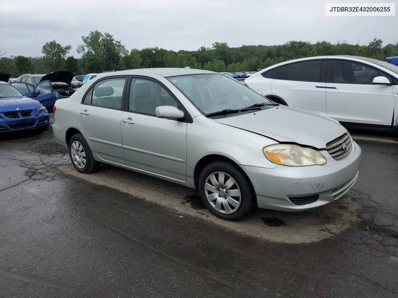 2003 Toyota Corolla Ce VIN: JTDBR32E432006255 Lot: 62784695