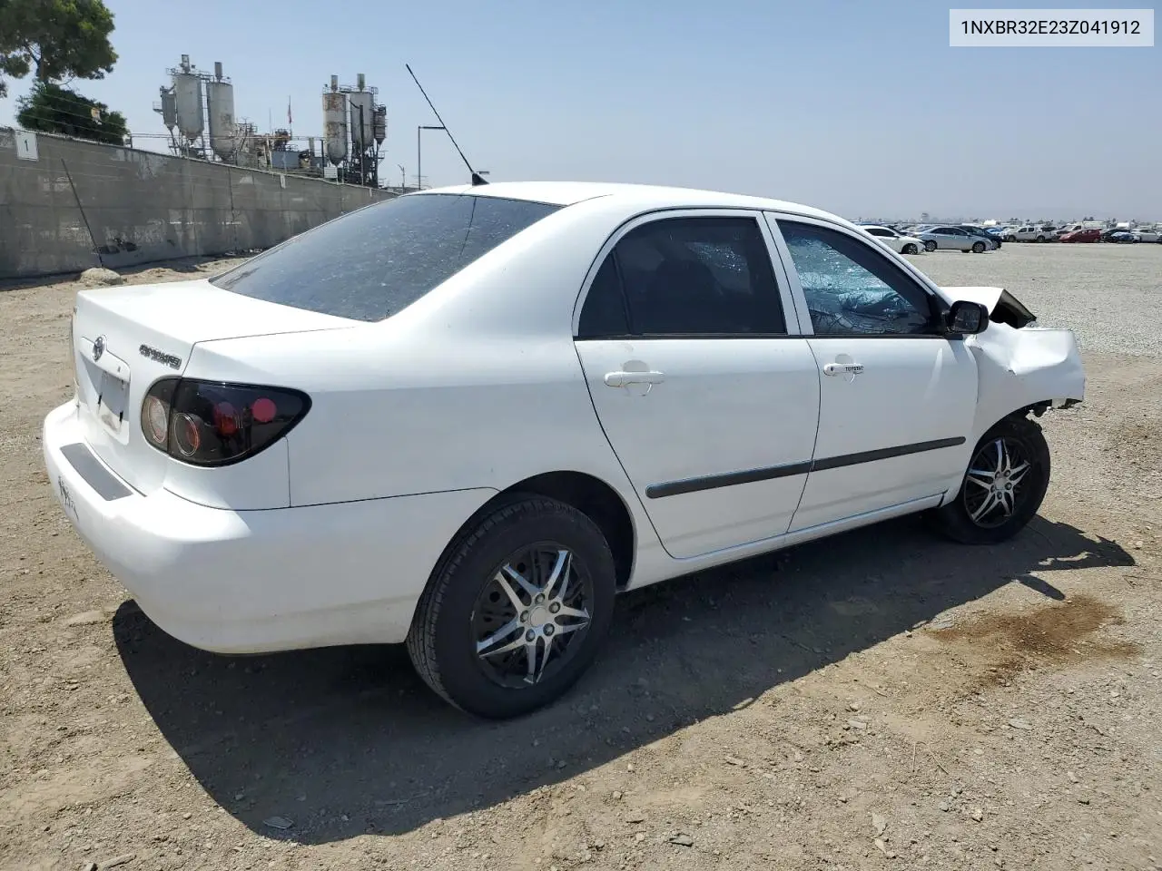 2003 Toyota Corolla Ce VIN: 1NXBR32E23Z041912 Lot: 62794355