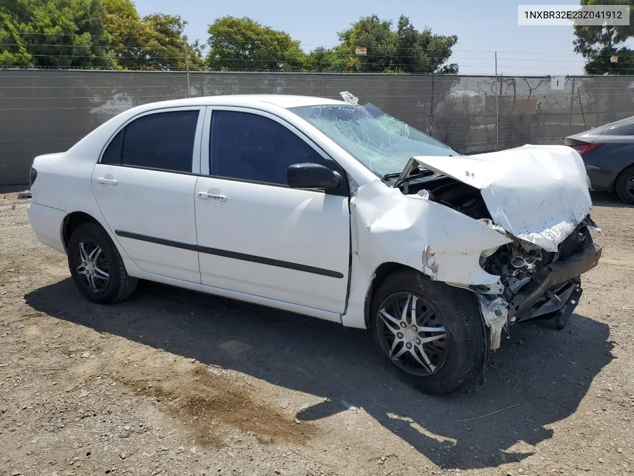 2003 Toyota Corolla Ce VIN: 1NXBR32E23Z041912 Lot: 62794355