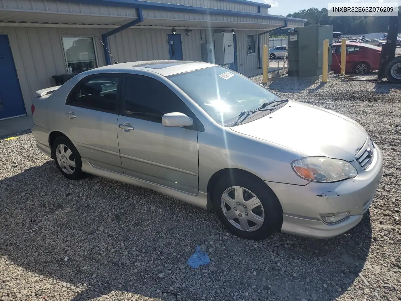 2003 Toyota Corolla Ce VIN: 1NXBR32E63Z076209 Lot: 62897125