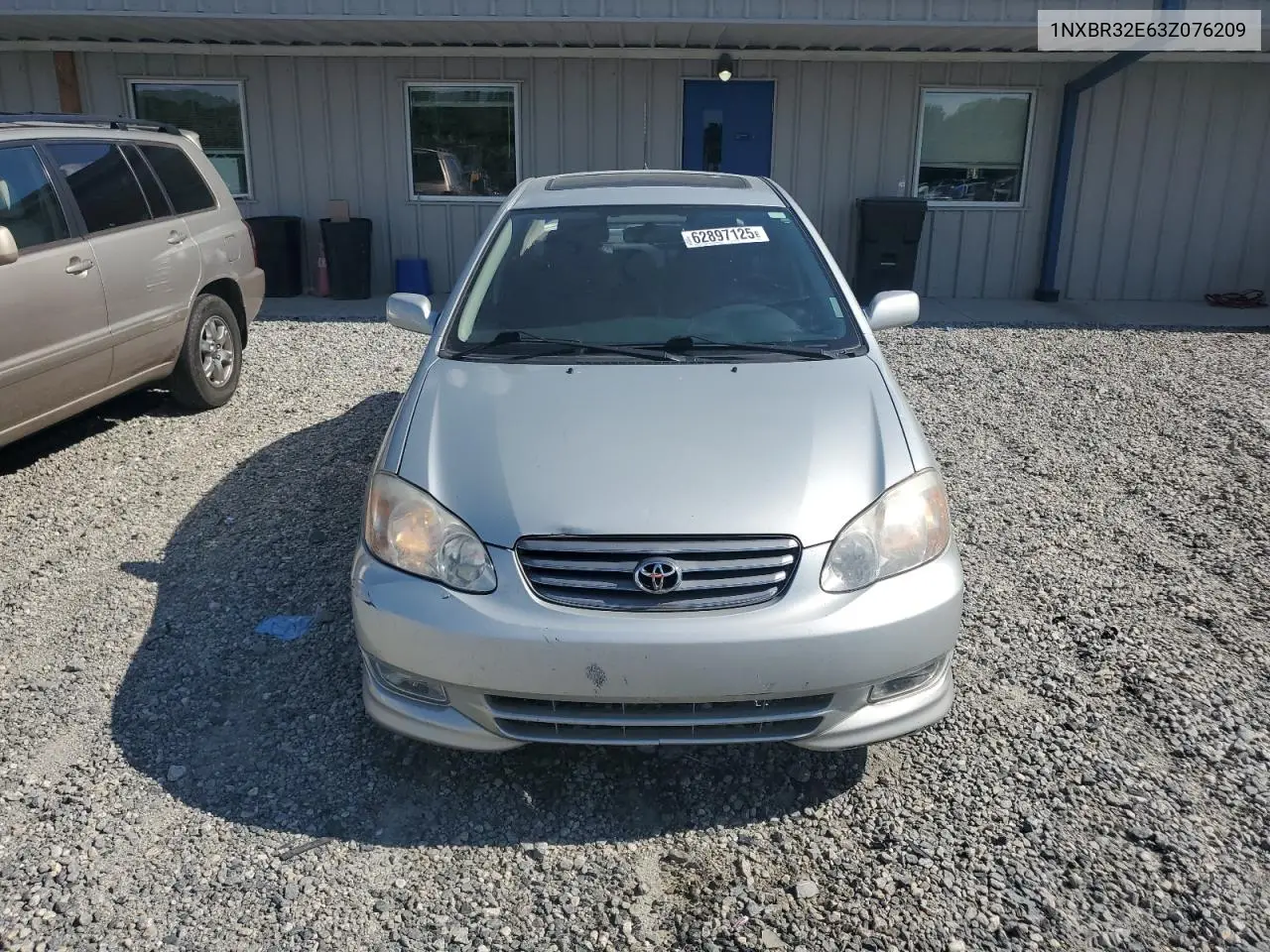 2003 Toyota Corolla Ce VIN: 1NXBR32E63Z076209 Lot: 62897125