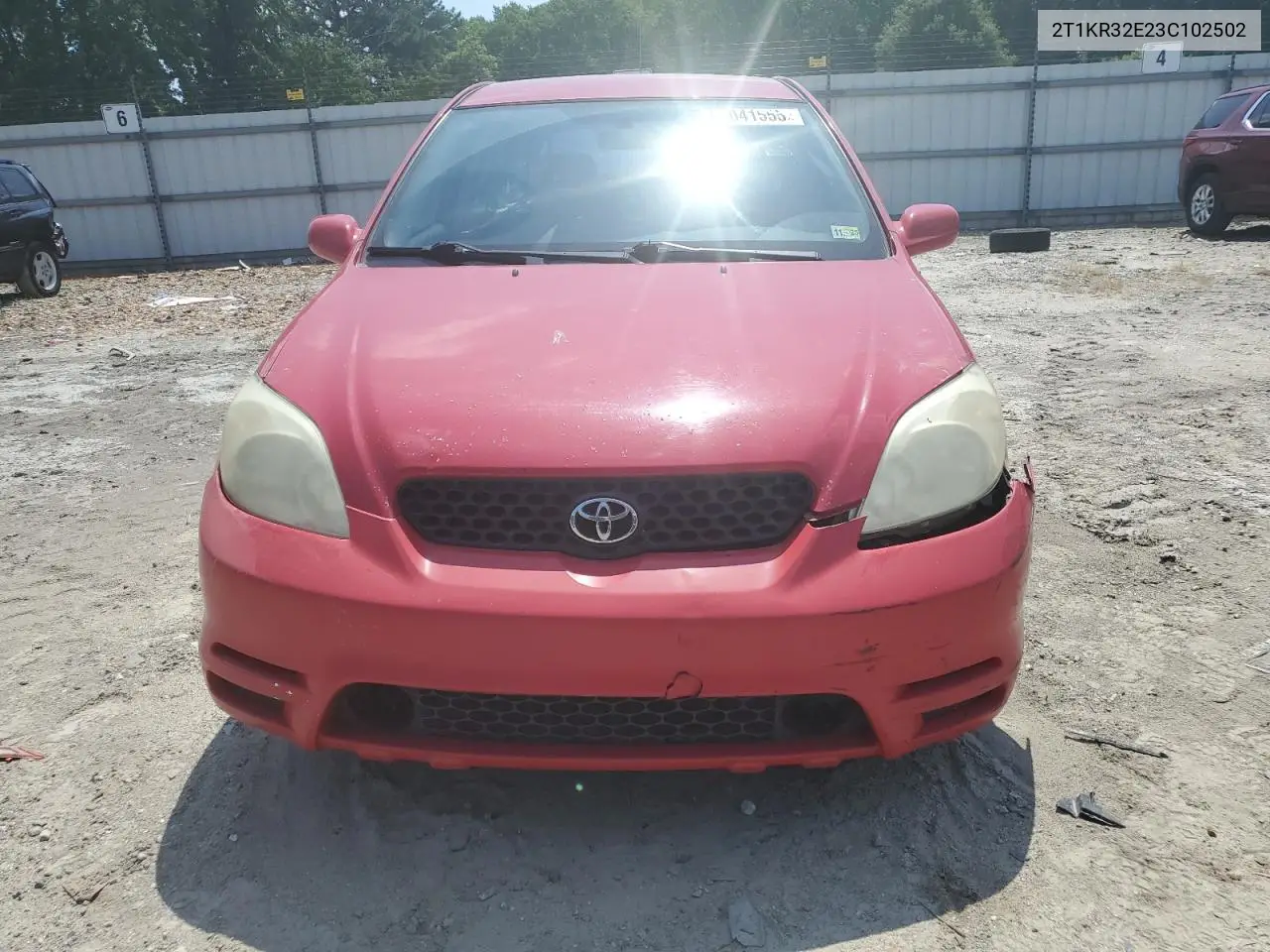 2003 Toyota Corolla Matrix Xr VIN: 2T1KR32E23C102502 Lot: 63041555