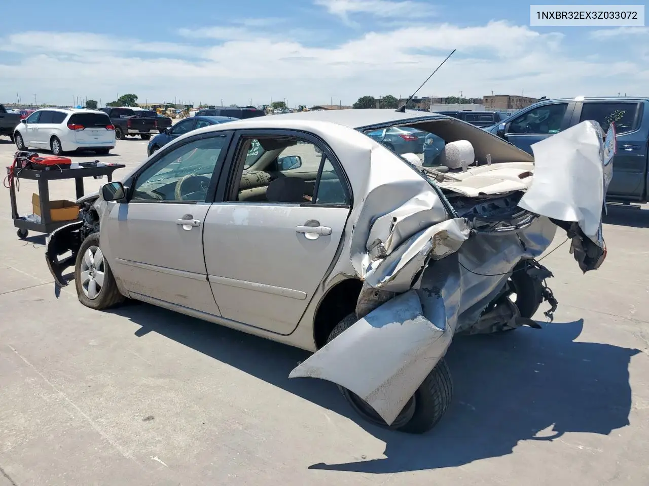 2003 Toyota Corolla Ce VIN: 1NXBR32EX3Z033072 Lot: 65959095