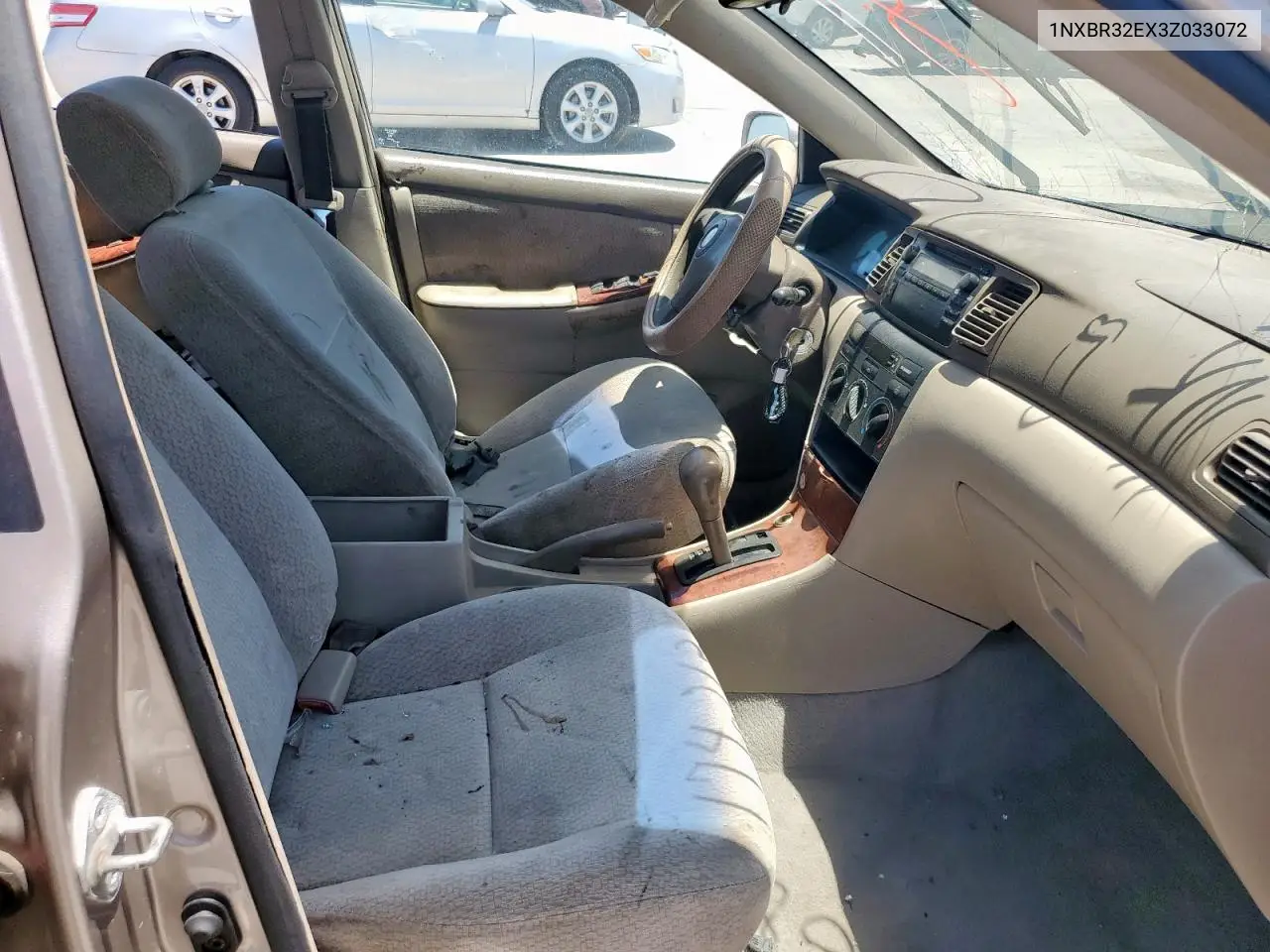 2003 Toyota Corolla Ce VIN: 1NXBR32EX3Z033072 Lot: 65959095