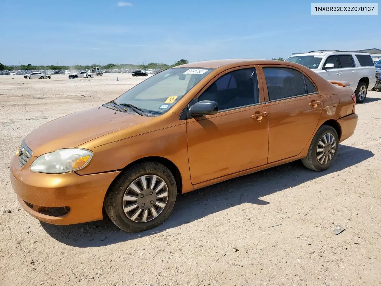 2003 Toyota Corolla Ce VIN: 1NXBR32EX3Z070137 Lot: 66046395