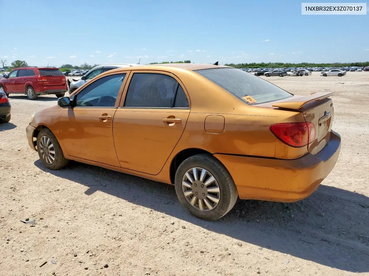 2003 Toyota Corolla Ce VIN: 1NXBR32EX3Z070137 Lot: 66046395