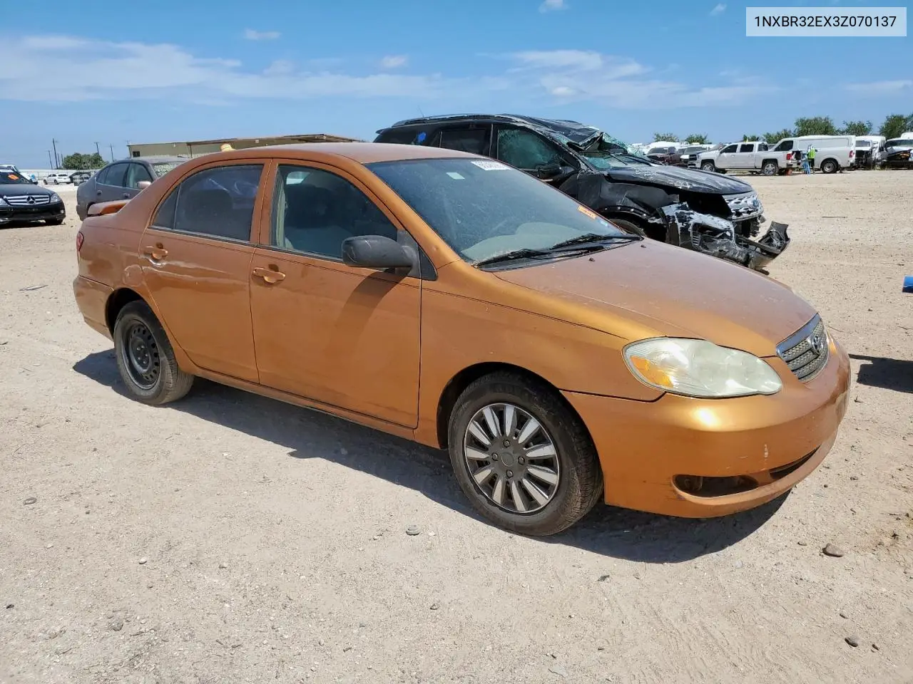 2003 Toyota Corolla Ce VIN: 1NXBR32EX3Z070137 Lot: 66046395