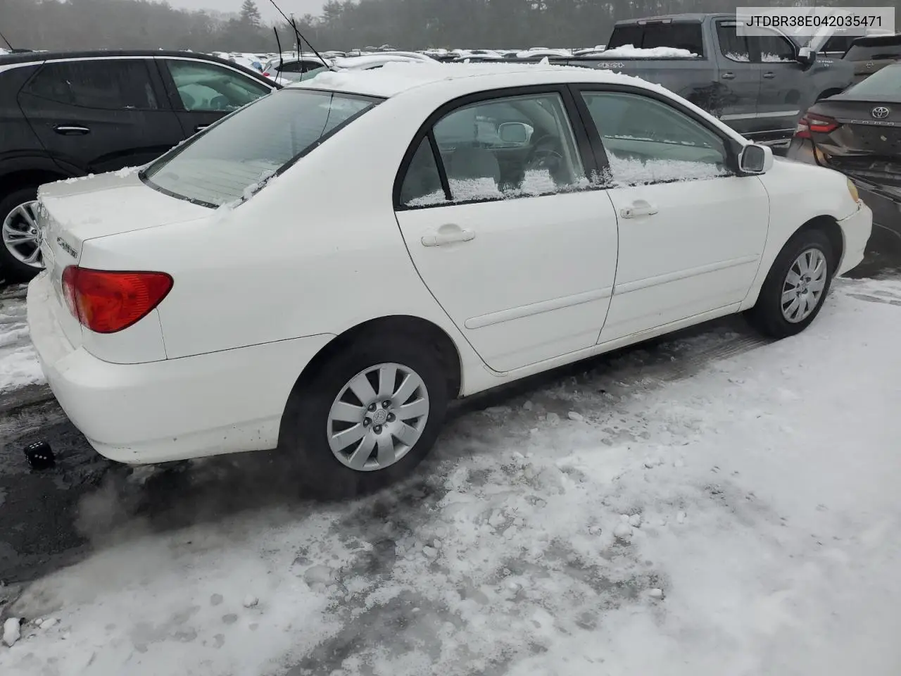 2004 Toyota Corolla Ce VIN: JTDBR38E042035471 Lot: 43572685