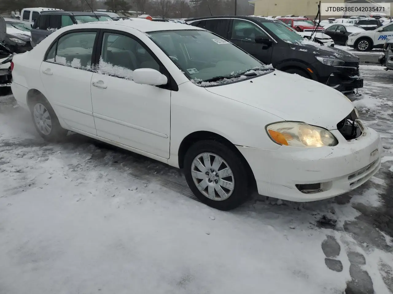 2004 Toyota Corolla Ce VIN: JTDBR38E042035471 Lot: 43572685