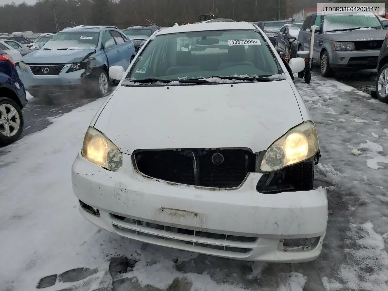 2004 Toyota Corolla Ce VIN: JTDBR38E042035471 Lot: 43572685