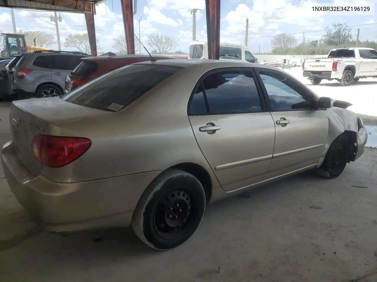 2004 Toyota Corolla Ce VIN: 1NXBR32E34Z196129 Lot: 55403635