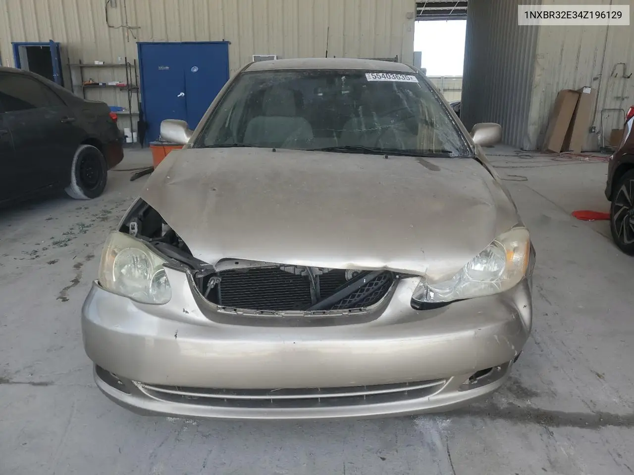 2004 Toyota Corolla Ce VIN: 1NXBR32E34Z196129 Lot: 55403635