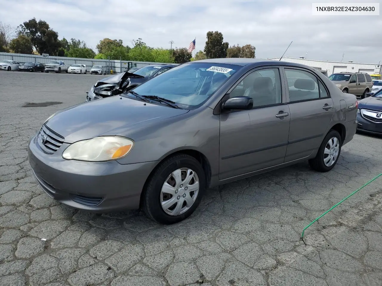 2004 Toyota Corolla Ce VIN: 1NXBR32E24Z304630 Lot: 56043555