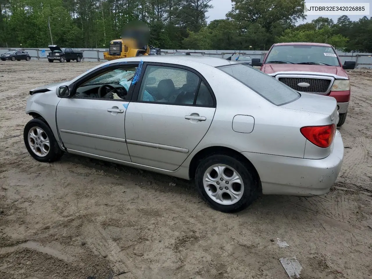 2004 Toyota Corolla Ce VIN: JTDBR32E342026885 Lot: 56334725