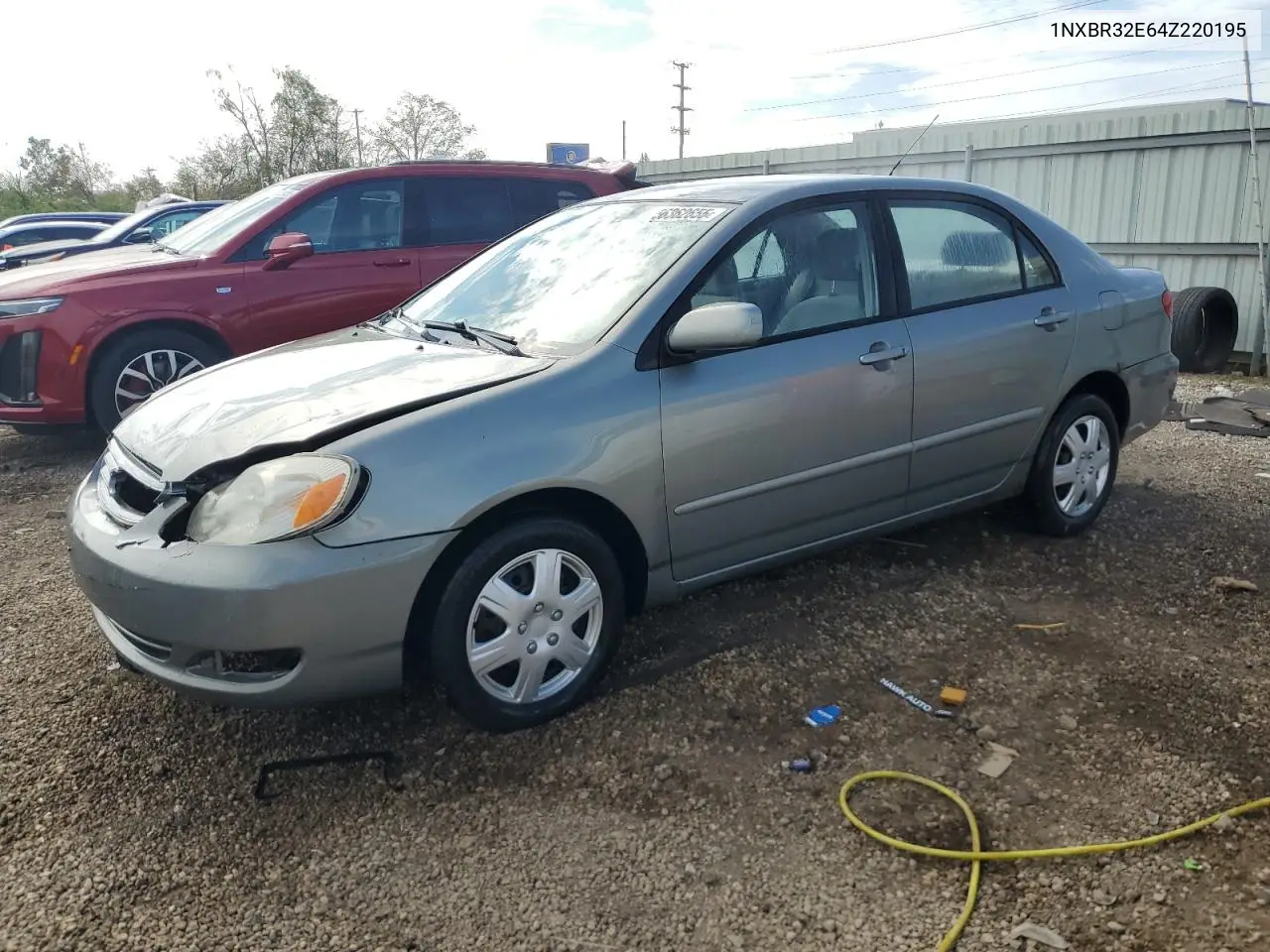 2004 Toyota Corolla Ce VIN: 1NXBR32E64Z220195 Lot: 56362655
