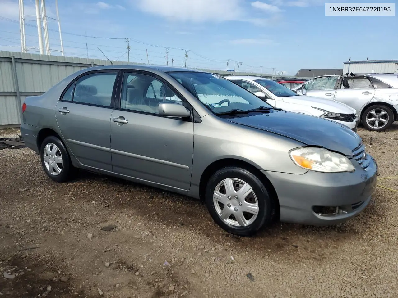 2004 Toyota Corolla Ce VIN: 1NXBR32E64Z220195 Lot: 56362655