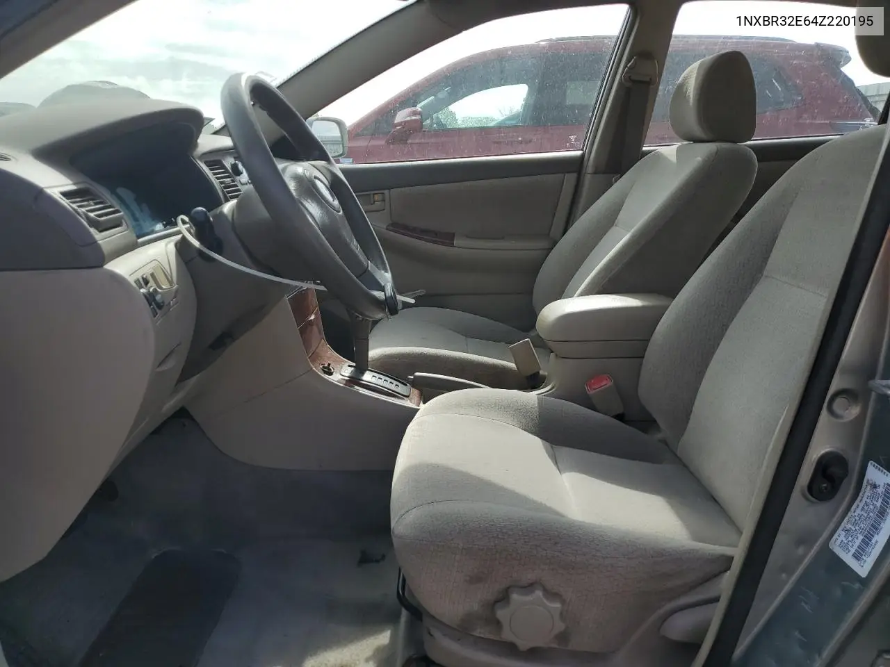 2004 Toyota Corolla Ce VIN: 1NXBR32E64Z220195 Lot: 56362655