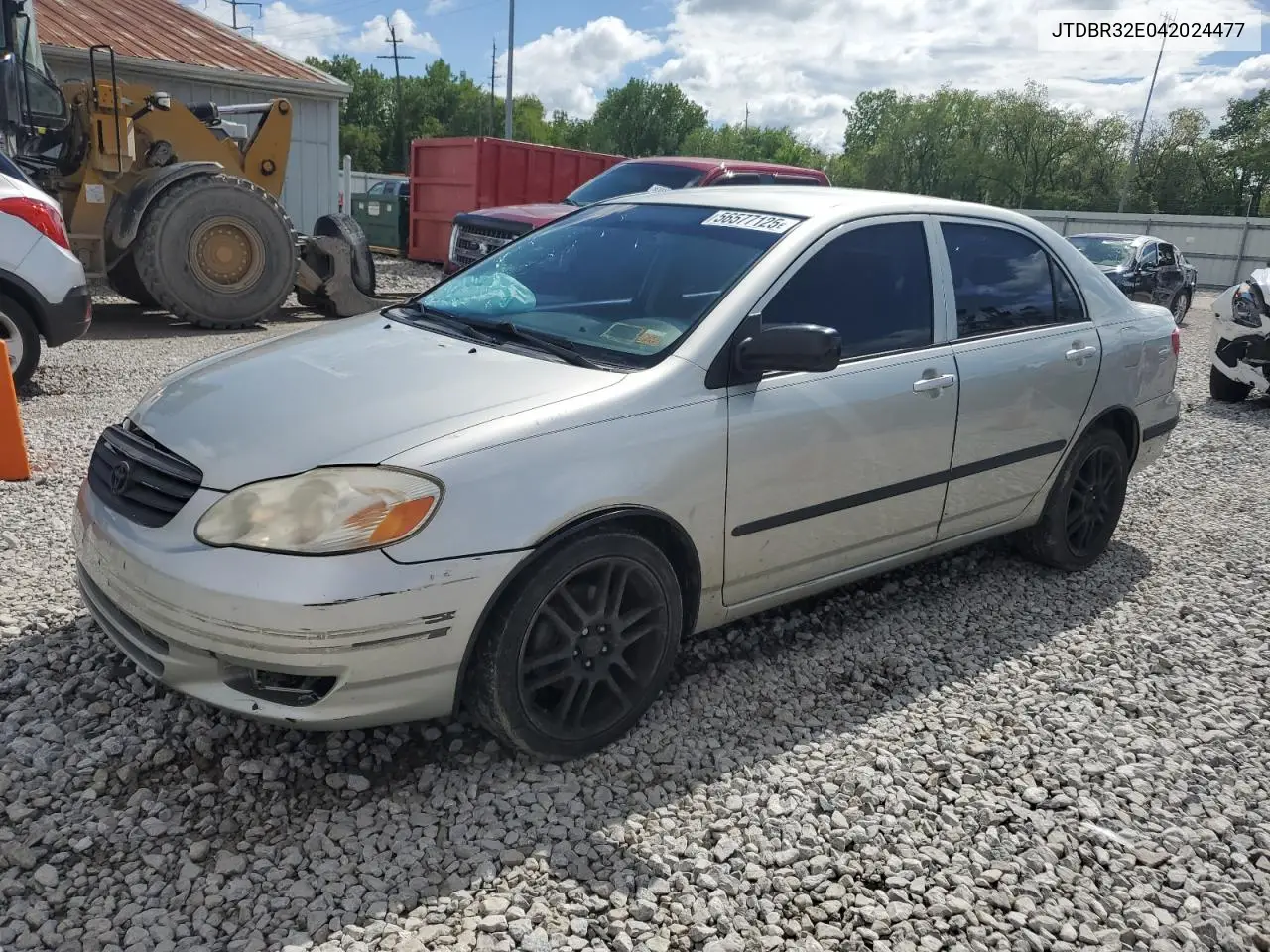 2004 Toyota Corolla Ce VIN: JTDBR32E042024477 Lot: 56577125