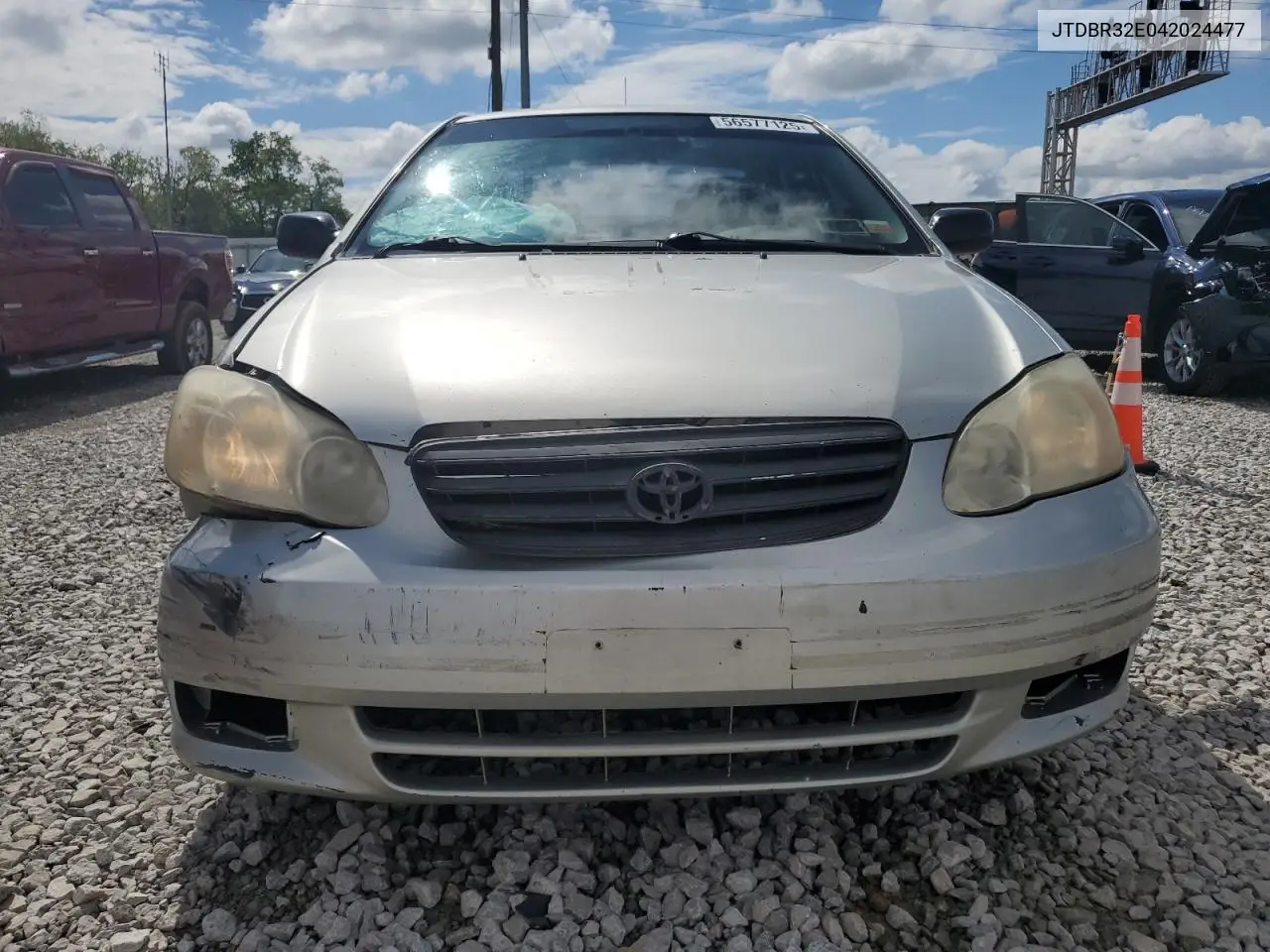 2004 Toyota Corolla Ce VIN: JTDBR32E042024477 Lot: 56577125