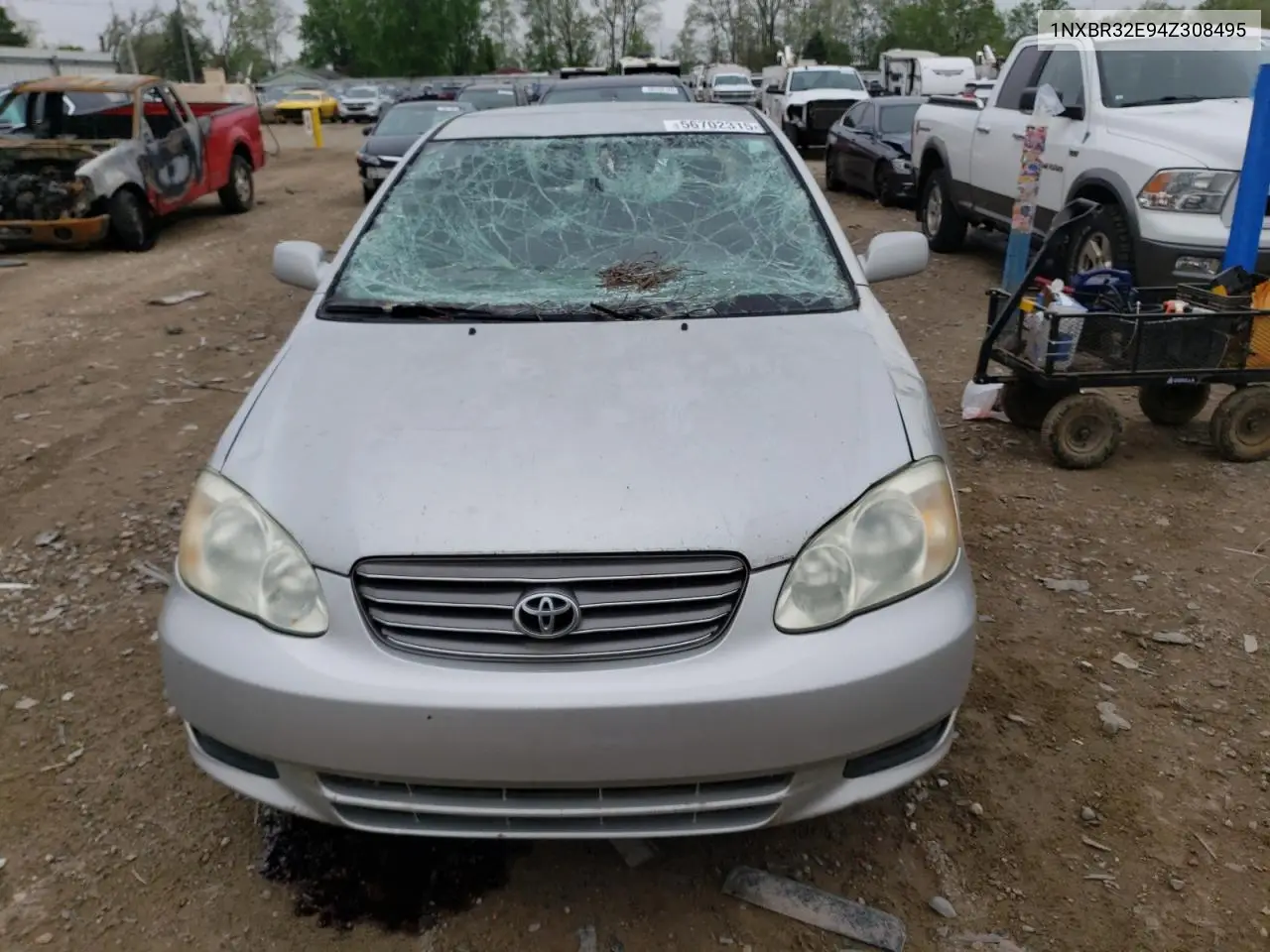 2004 Toyota Corolla Ce VIN: 1NXBR32E94Z308495 Lot: 56702315
