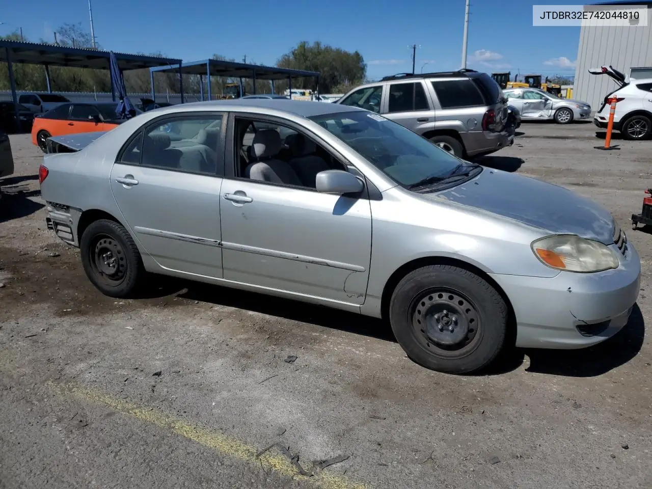 2004 Toyota Corolla Ce VIN: JTDBR32E742044810 Lot: 57113925