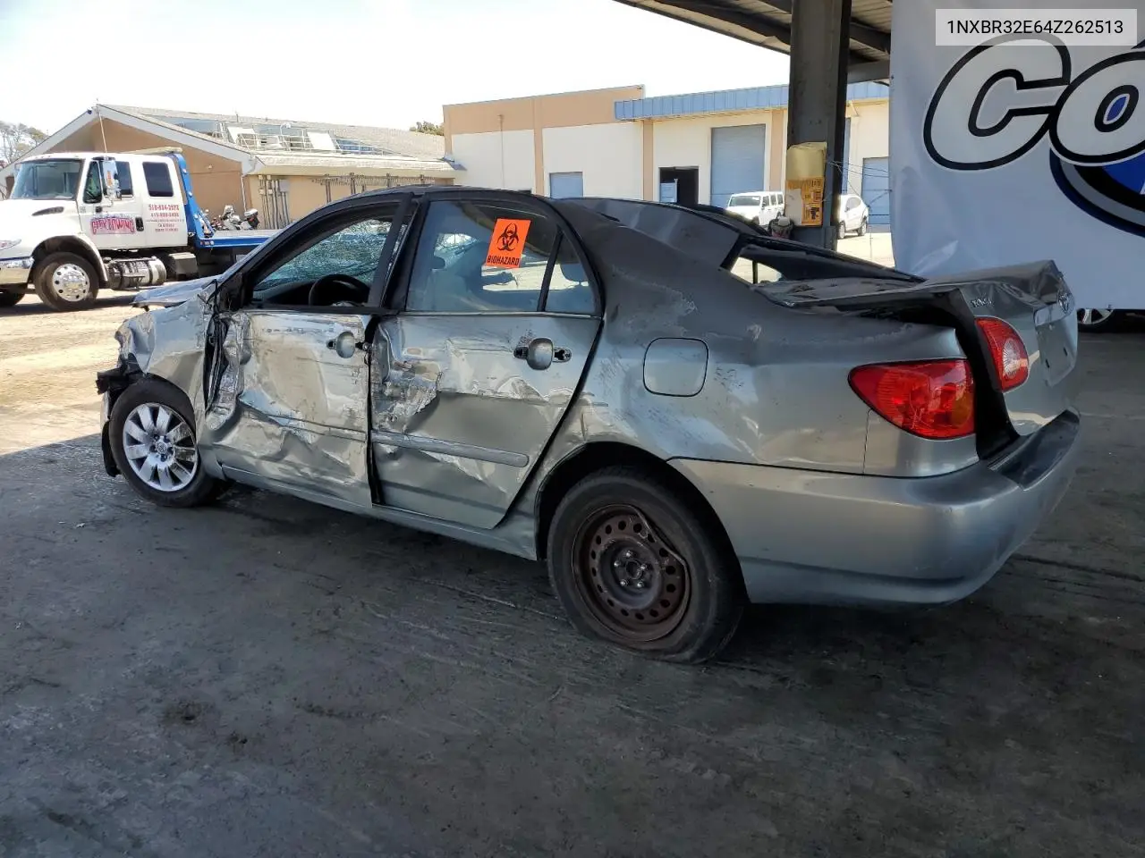 2004 Toyota Corolla Ce VIN: 1NXBR32E64Z262513 Lot: 59016245