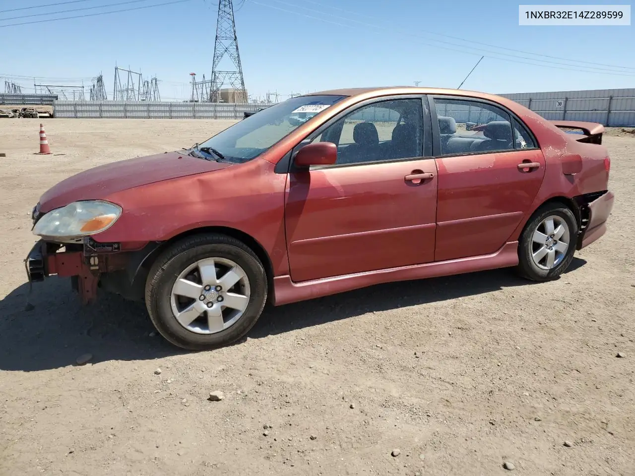 2004 Toyota Corolla Ce VIN: 1NXBR32E14Z289599 Lot: 59227705